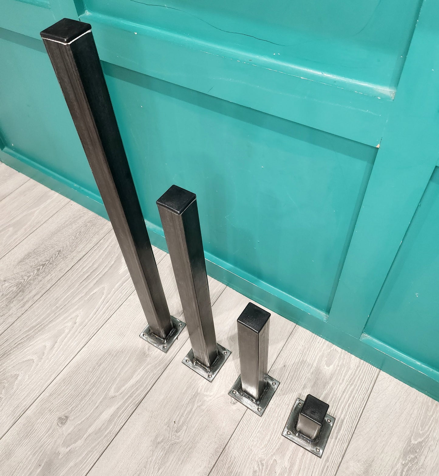 Heavy Duty Metal Table Legs | Industrial Steel Desk Legs | Handmade Furniture Legs | UK Made Table Base