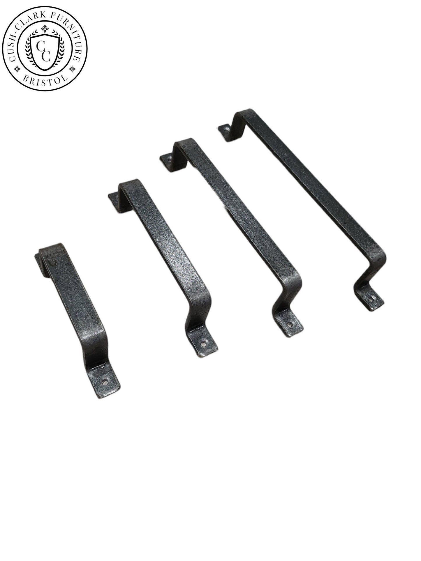 Industrial Raw Steel Pull Handle | Handmade Metal Drawer & Cabinet Handle | Kitchen Cabinet Pull | UK Made Hardware