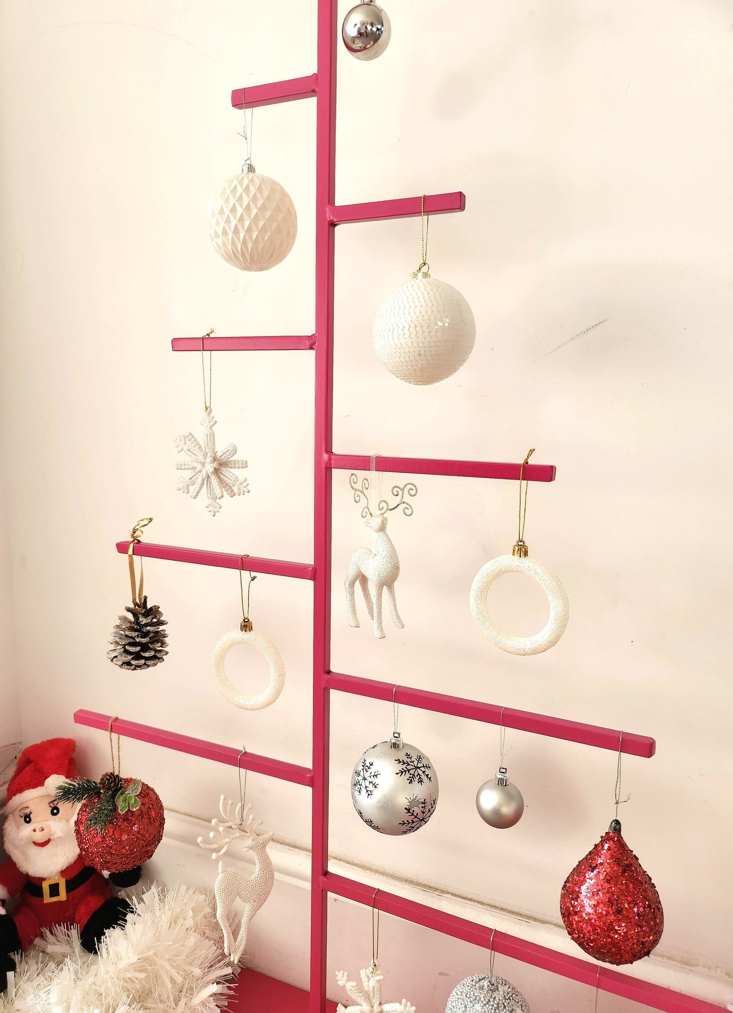 PINK Metal Christmas Tree - Free Standing Xmas Tree - Variety Of Sizes