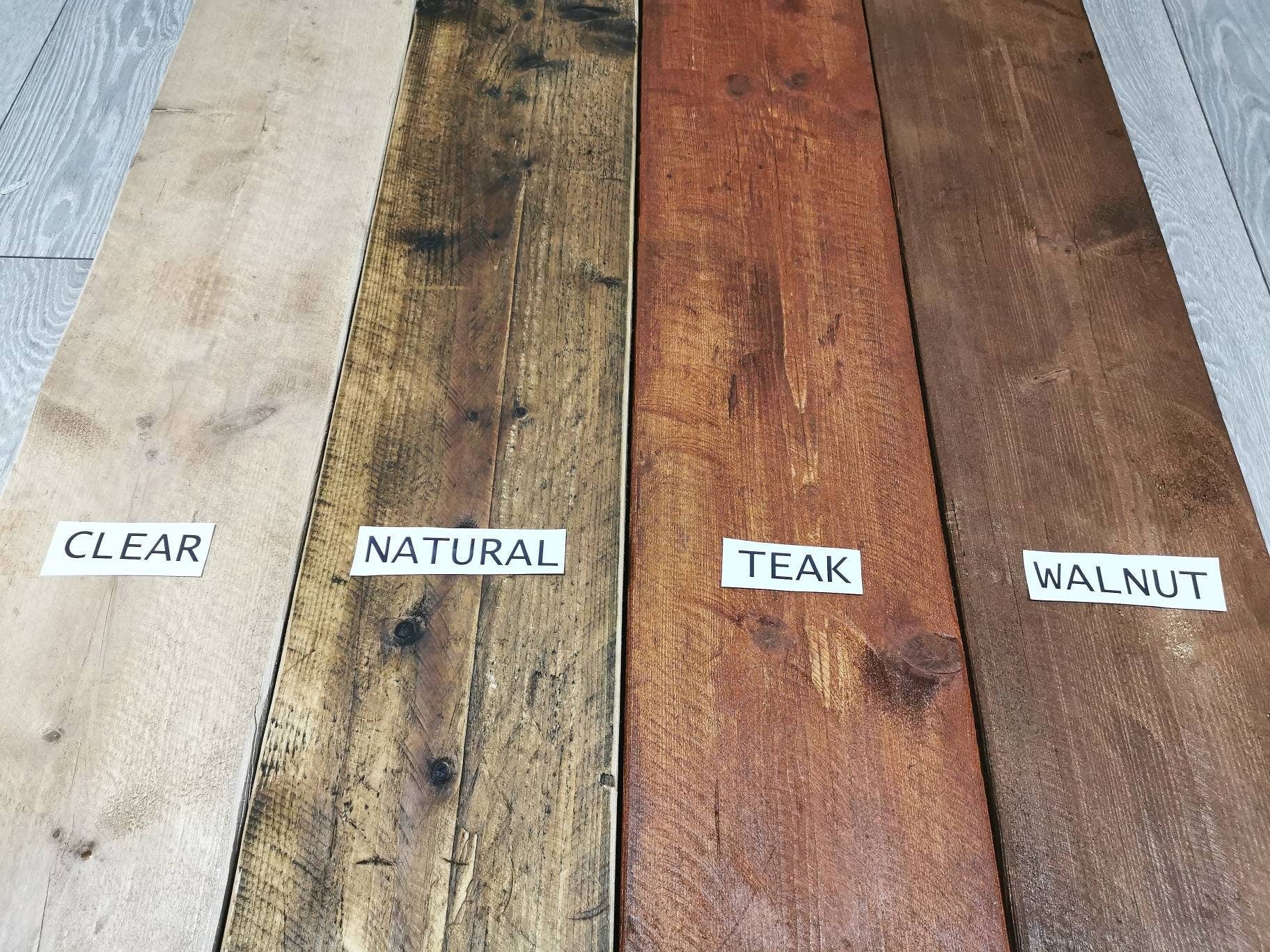 Handmade Rustic Wood Shelf – with Industrial Brackets