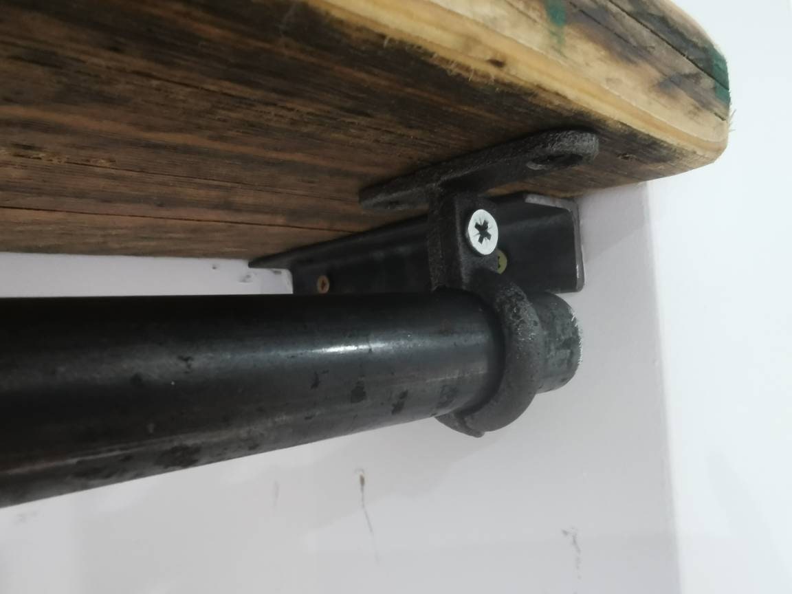 Heavy Duty Industrial Clothes Rail | Handmade Wardrobe Hanging Rail | Minimalist Steel Rail for Clothing Storage | UK Made