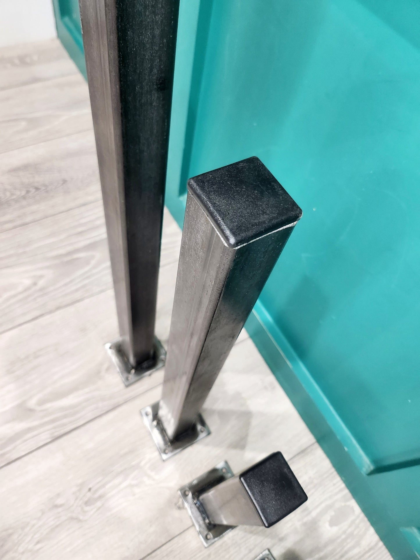 Heavy Duty Metal Table Legs | Industrial Steel Desk Legs | Handmade Furniture Legs | UK Made Table Base
