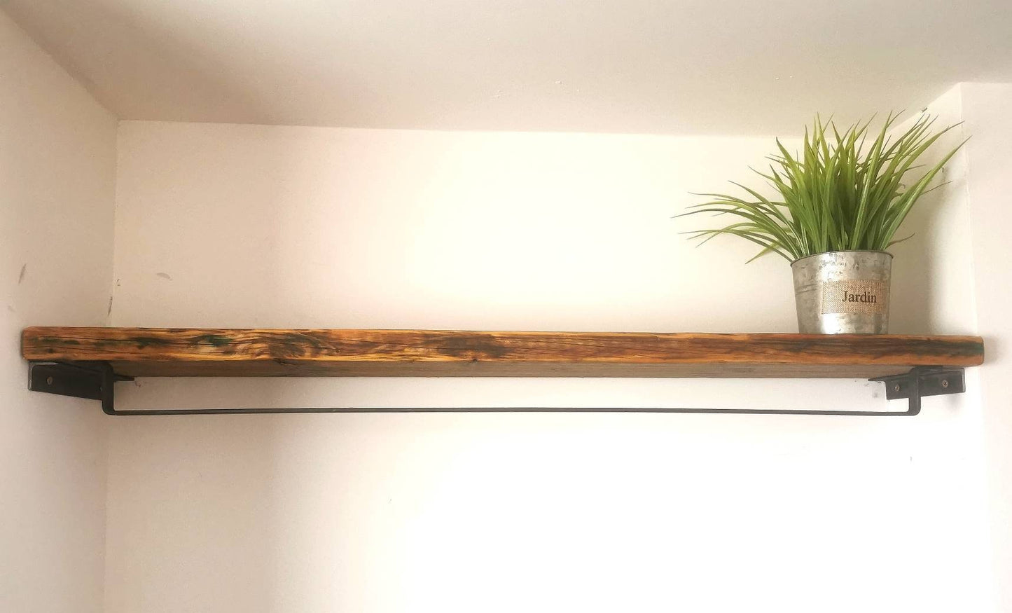 Industrial Coat Hanger | Raw Steel Wall Hooks | Handmade Metal Coat Rack | UK Made Entryway Organizer