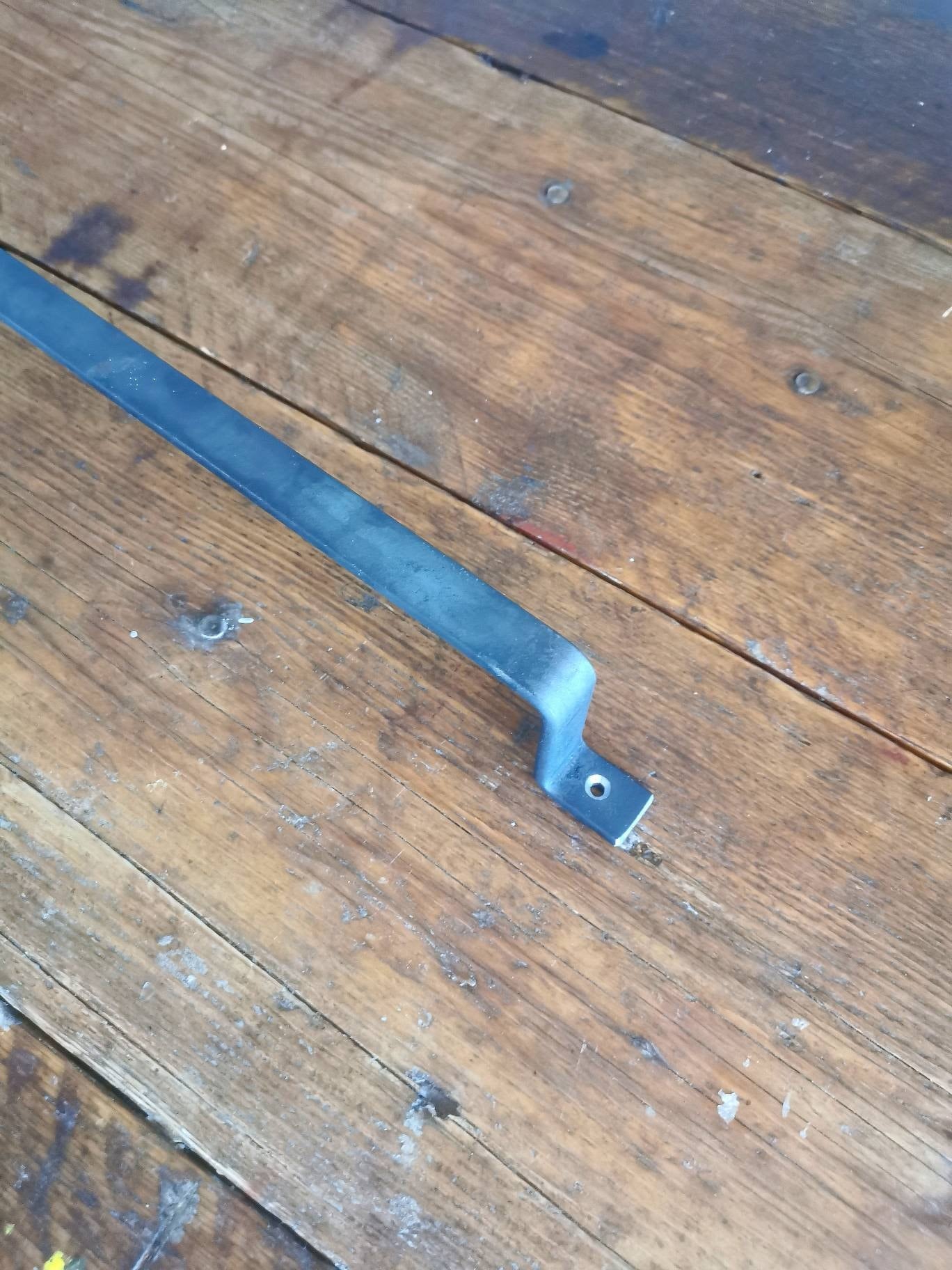 Industrial Coat Hanger | Raw Steel Wall Hooks | Handmade Metal Coat Rack | UK Made Entryway Organizer