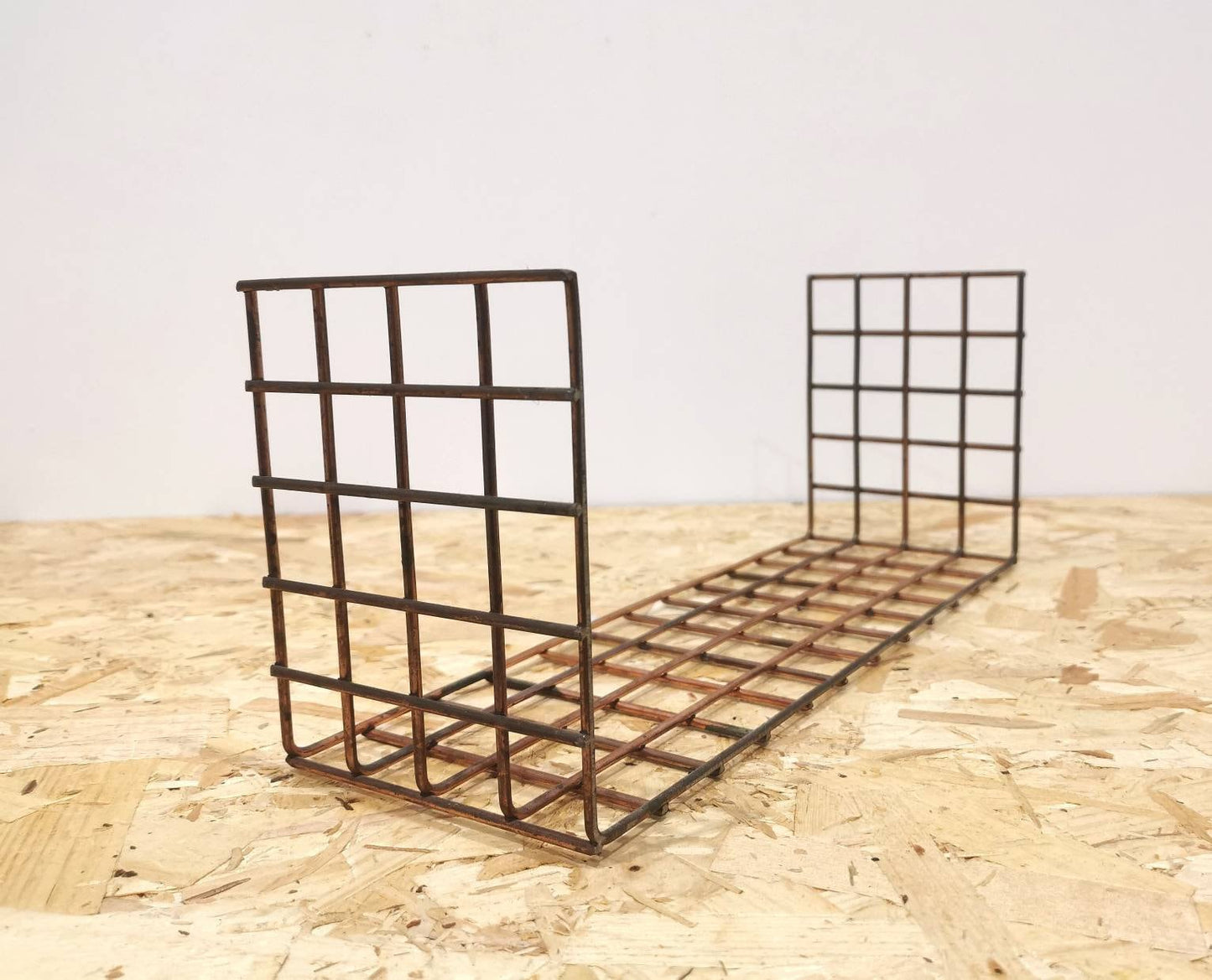 Industrial Metal Mesh Bookends - Mesh Bookholder - Metal Bookends - Mesh Bookend