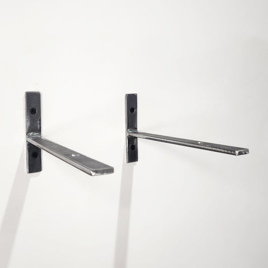Industrial Metal Shelf Bracket | Heavy Duty Steel Bracket | Handmade Shelving Support | UK Made Storage Hardware | Minimalist Rustic Design