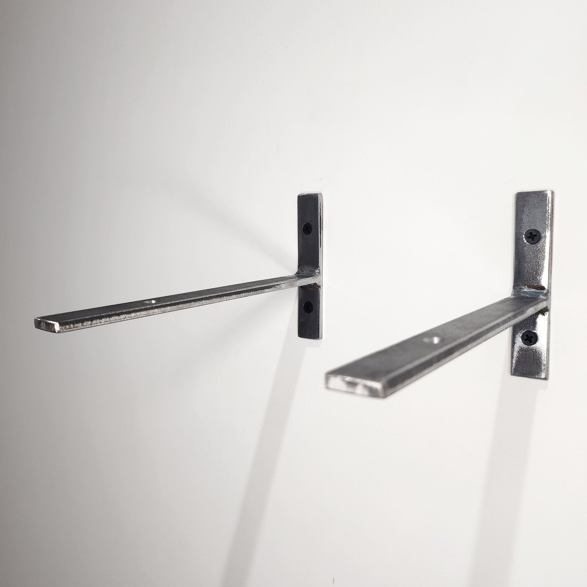 Industrial Metal Shelf Bracket | Heavy Duty Steel Bracket | Handmade Shelving Support | UK Made Storage Hardware | Minimalist Rustic Design