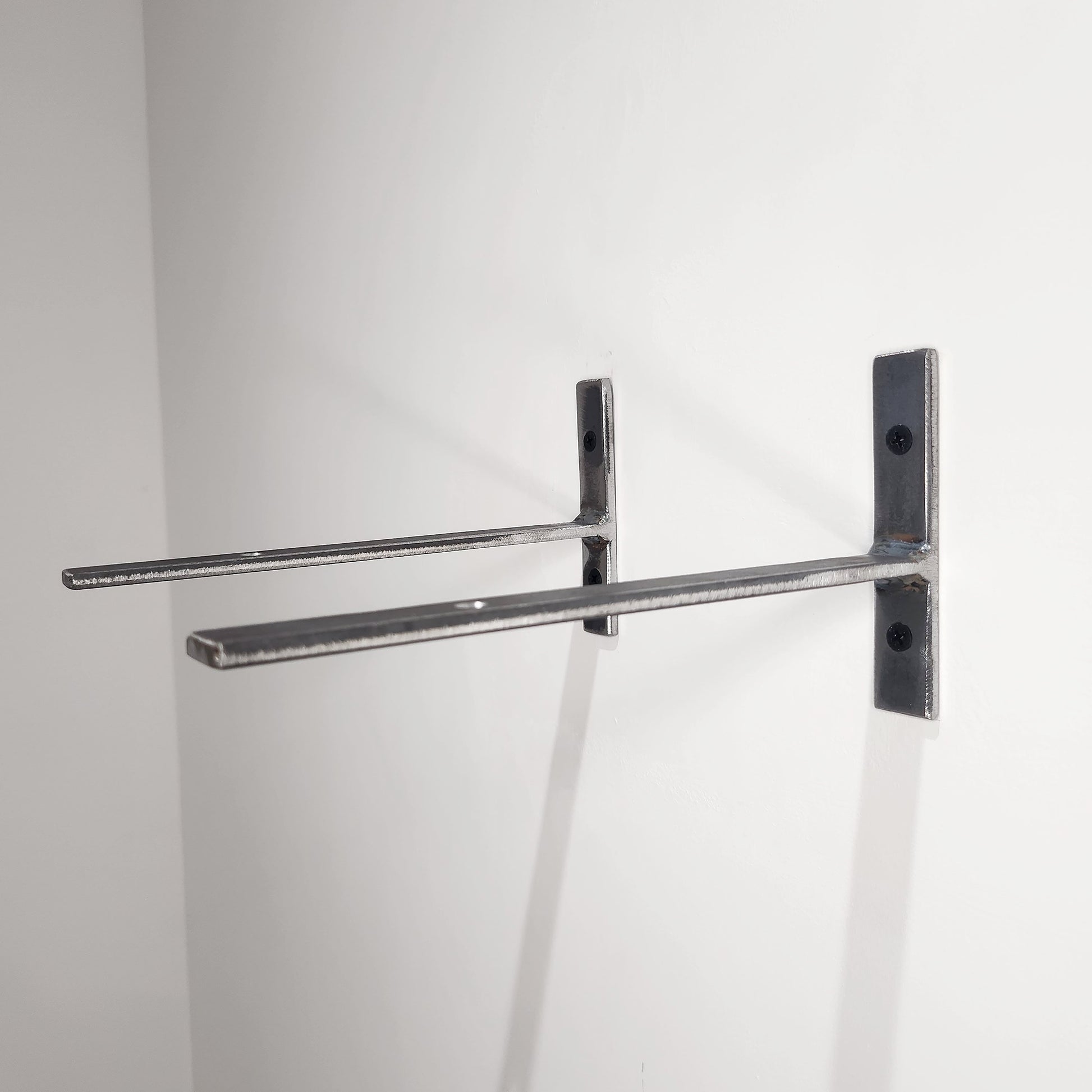 Industrial Metal Shelf Bracket | Heavy Duty Steel Bracket | Handmade Shelving Support | UK Made Storage Hardware | Minimalist Rustic Design