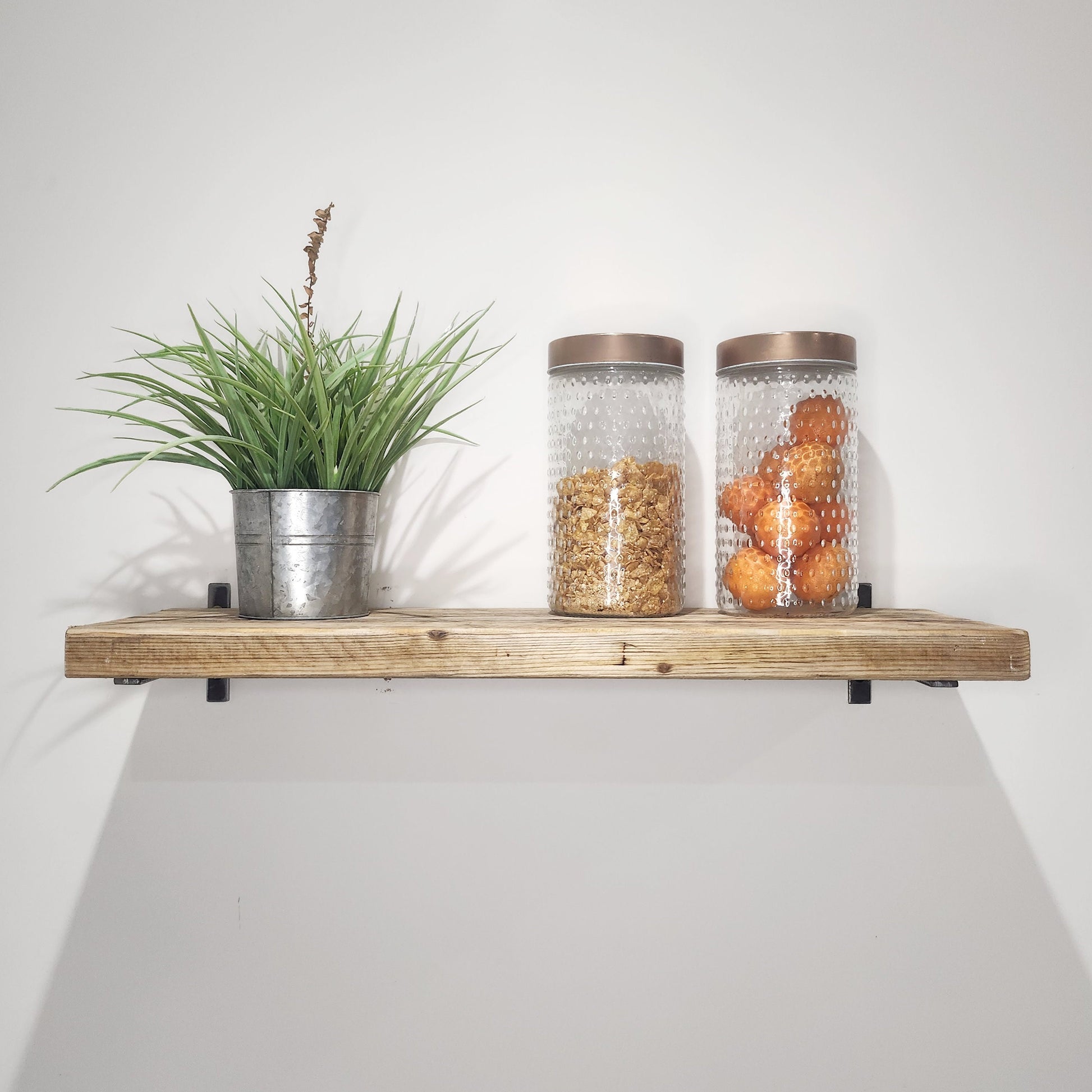Industrial Metal Shelf Bracket | Heavy Duty Steel Bracket | Handmade Shelving Support | UK Made Storage Hardware | Minimalist Rustic Design
