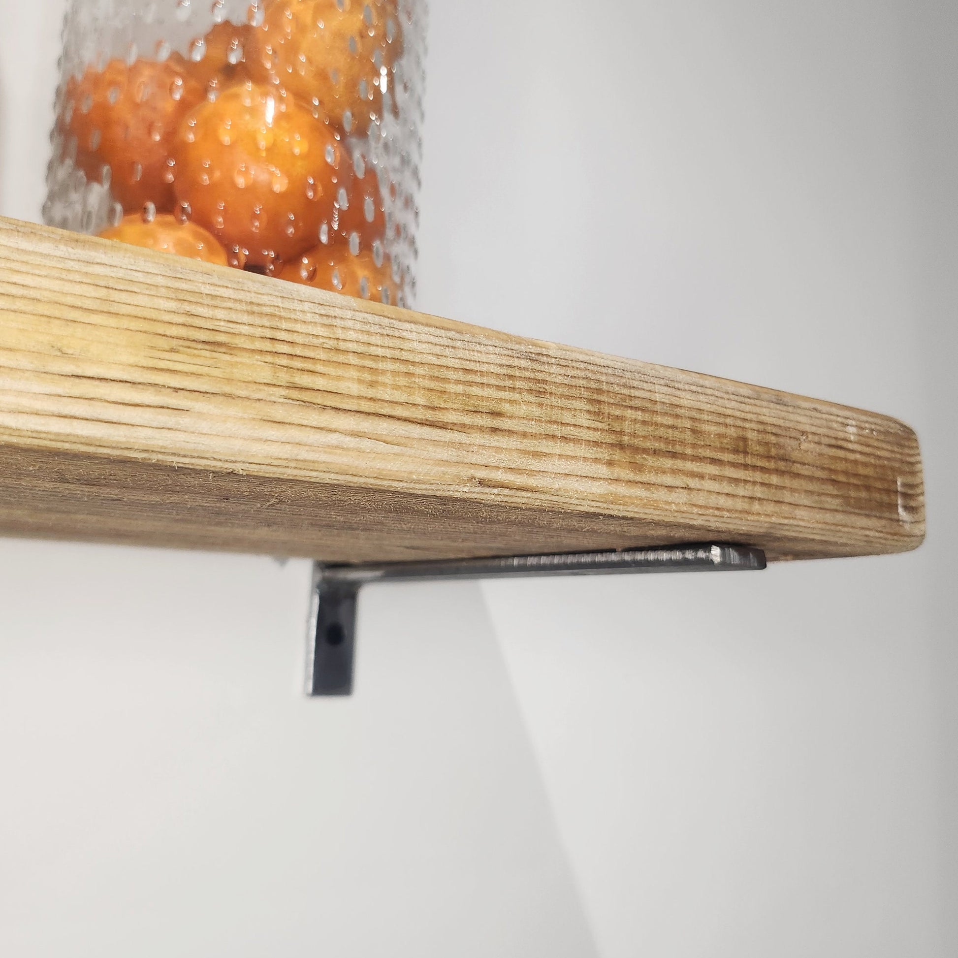 Industrial Metal Shelf Bracket | Heavy Duty Steel Bracket | Handmade Shelving Support | UK Made Storage Hardware | Minimalist Rustic Design