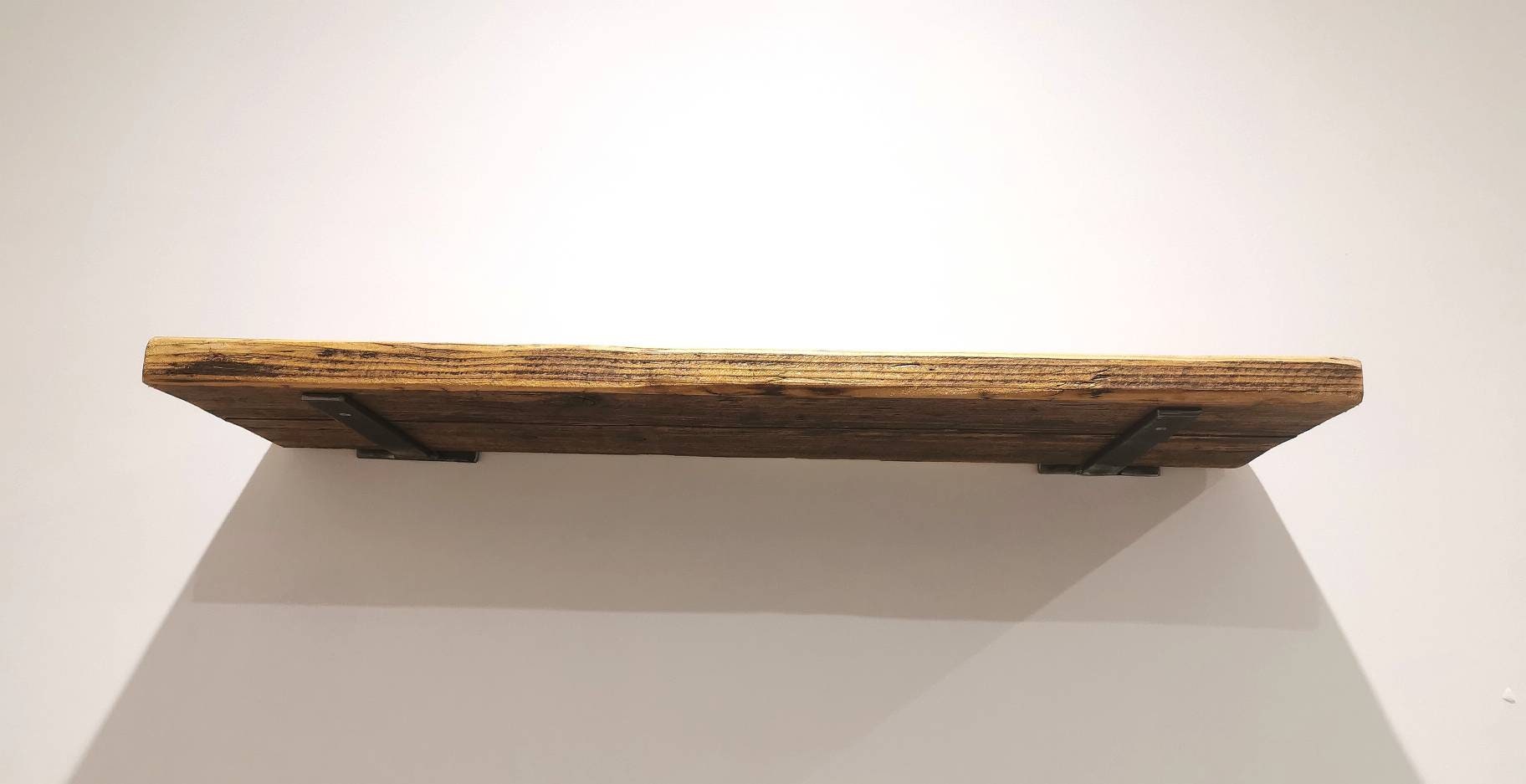 Industrial Metal Shelf Brackets | Heavy Duty Steel Shelving Brackets | Minimalist Wall Shelf Support | Handmade in the UK