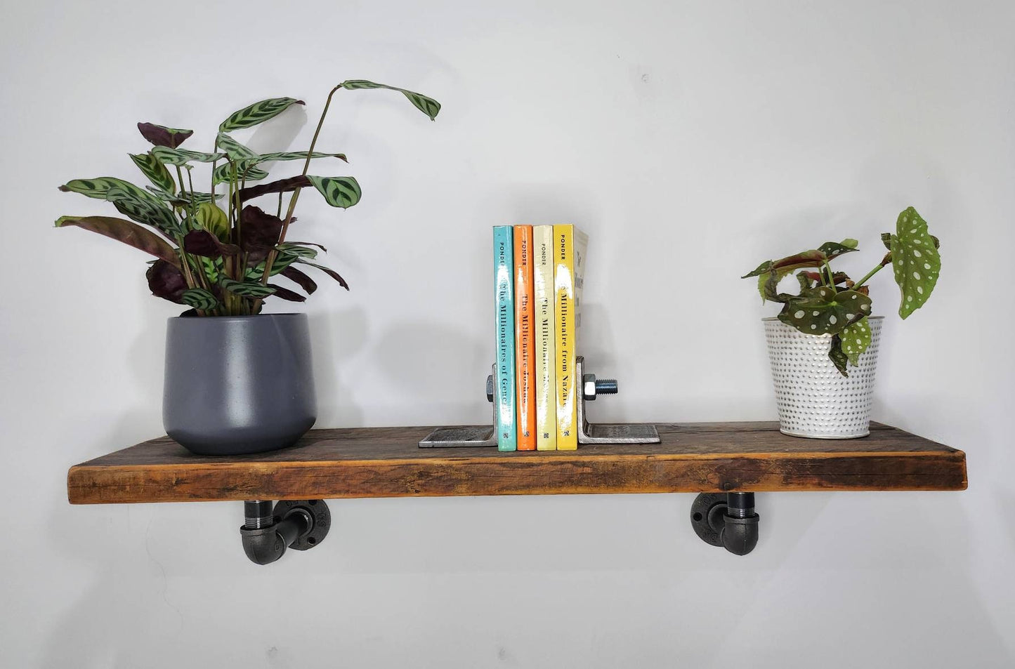 Industrial Pipe Shelving Brackets - Pipe Brackets - Industrial Shelving Bracket