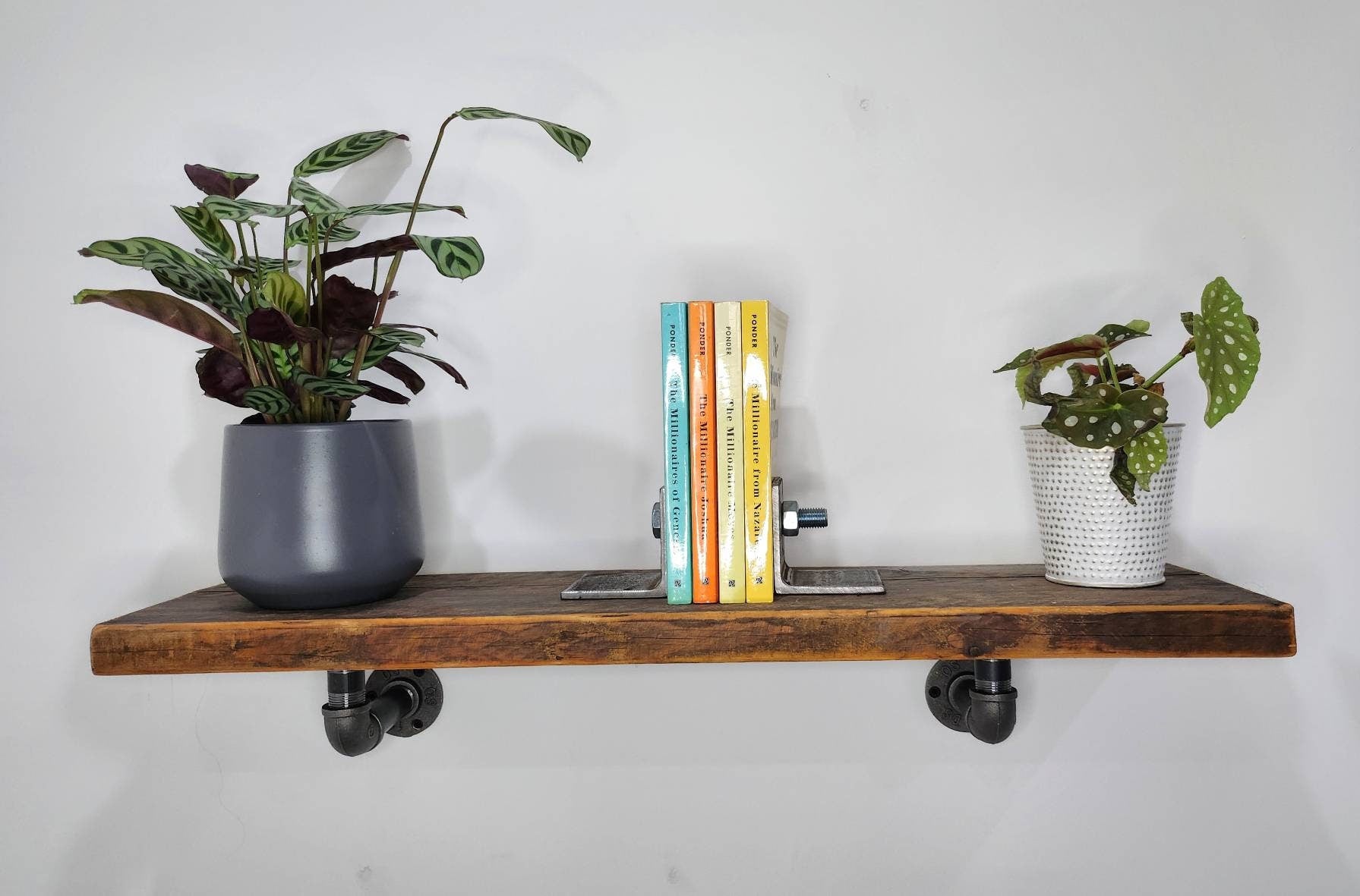 Industrial Pipe Shelving Brackets - Pipe Brackets - Industrial Shelving Bracket
