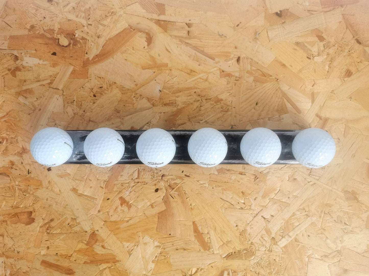 Industrial Raw Steel Golf Ball Display Stand