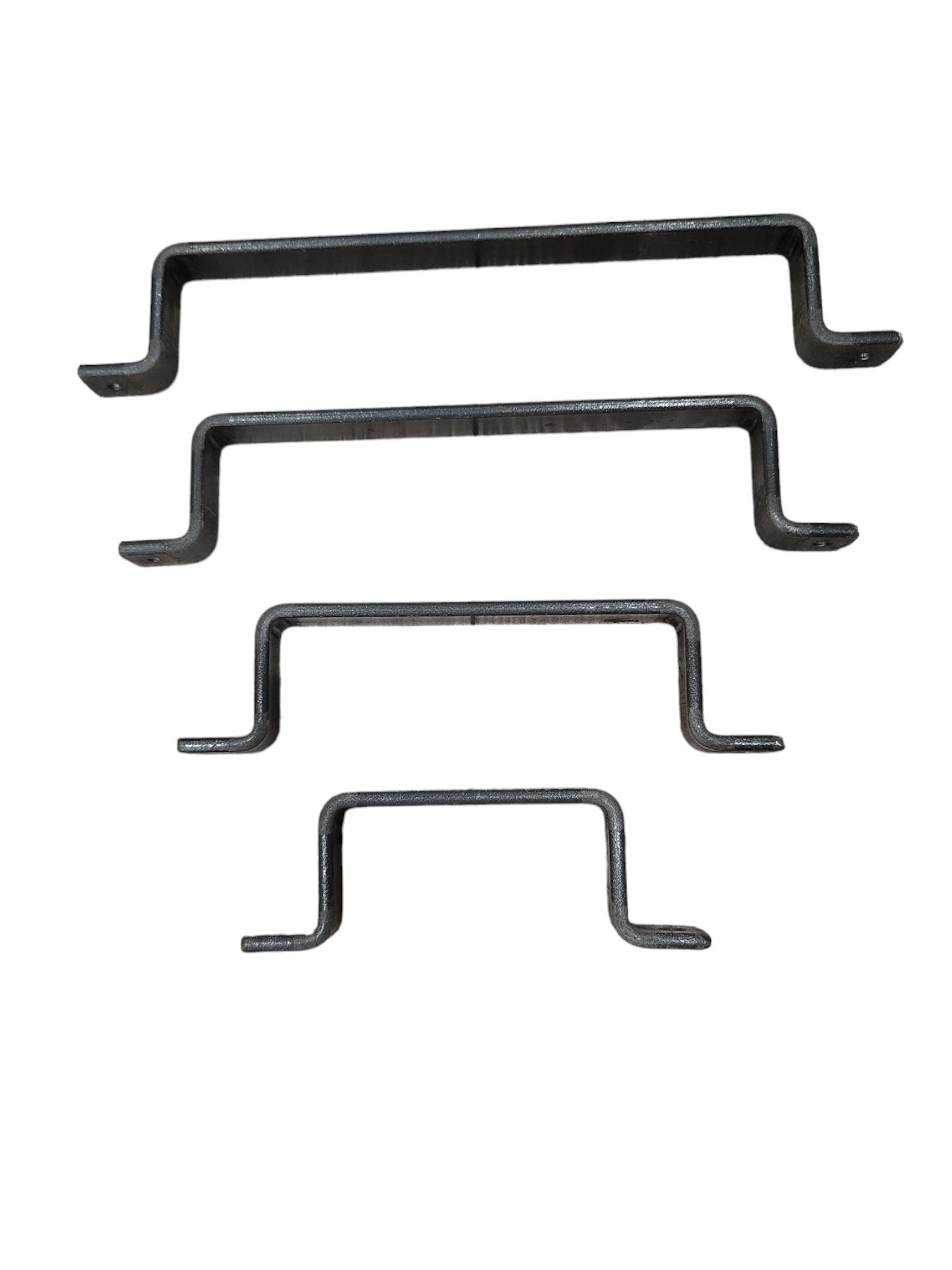 Industrial Raw Steel Pull Handle | Handmade Metal Drawer & Cabinet Handle | Kitchen Cabinet Pull | UK Made Hardware