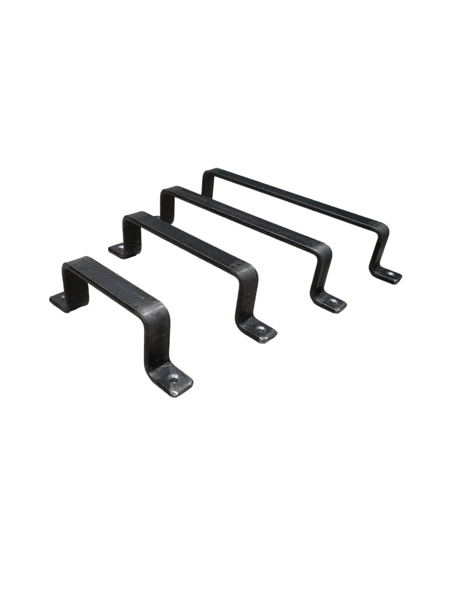 Industrial Raw Steel Pull Handle | Handmade Metal Drawer & Cabinet Handle | Kitchen Cabinet Pull | UK Made Hardware