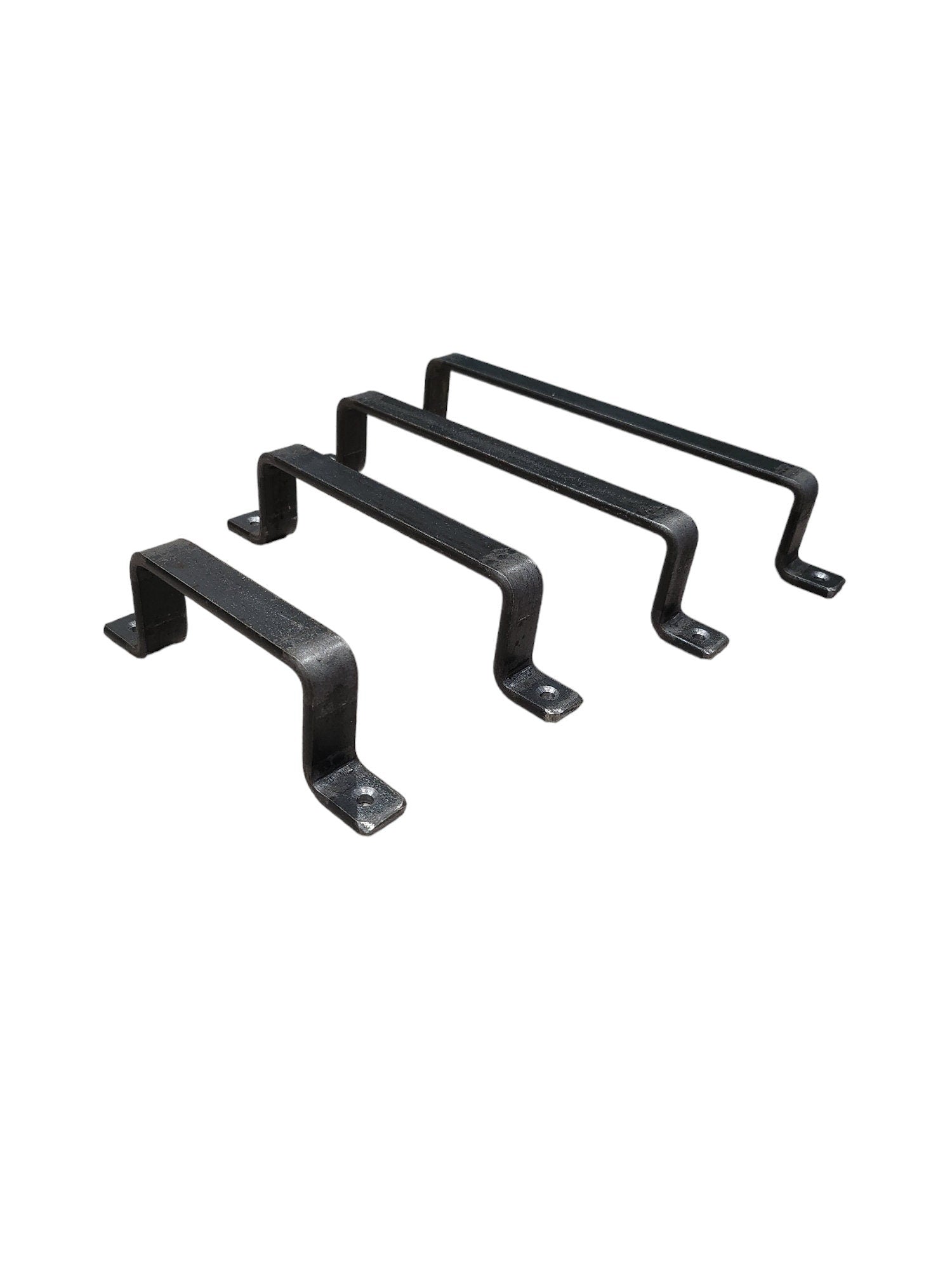 Industrial Raw Steel Pull Handle | Handmade Metal Drawer & Cabinet Handle | Kitchen Cabinet Pull | UK Made Hardware