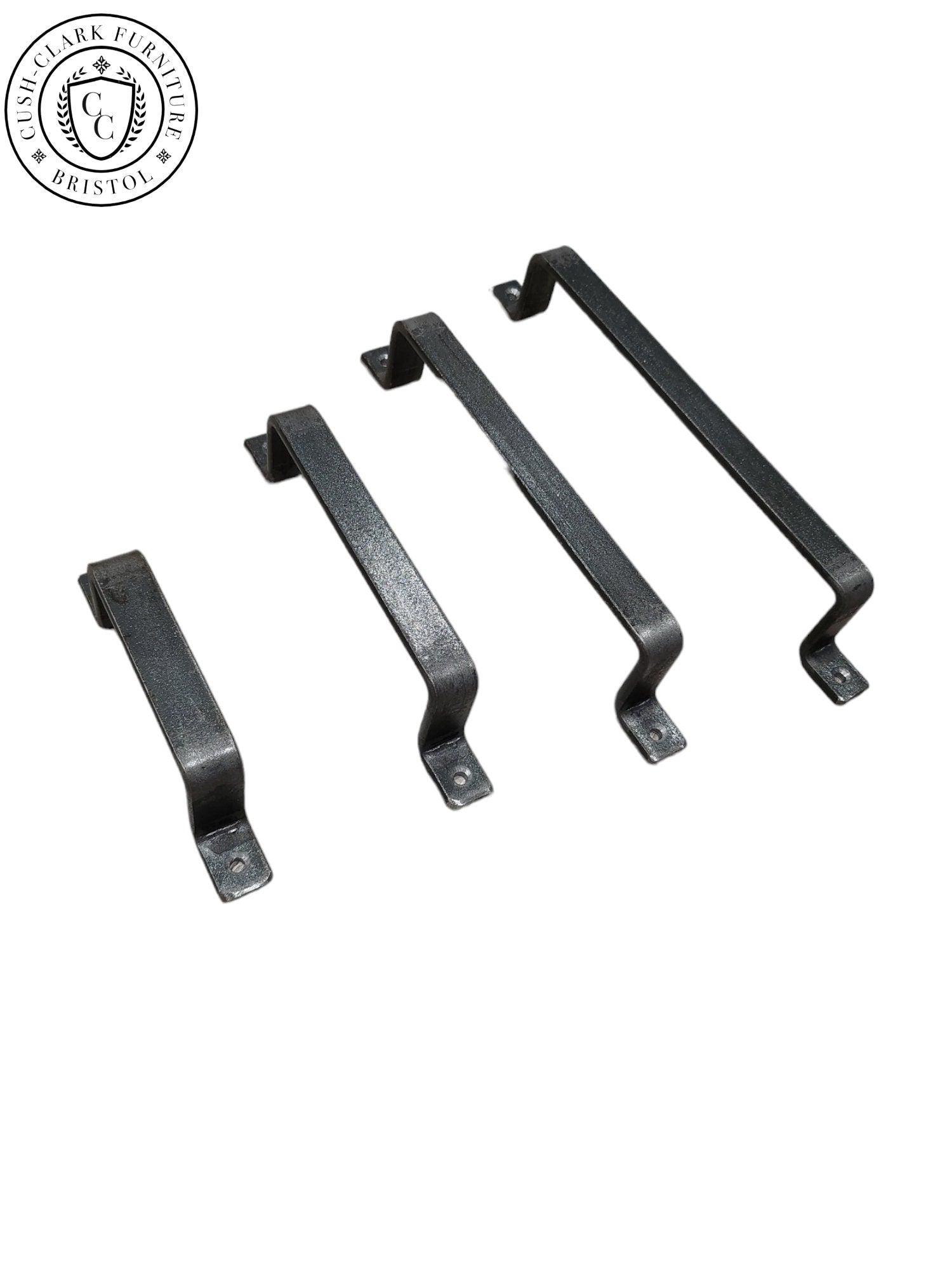Industrial Raw Steel Pull Handle | Handmade Metal Drawer & Cabinet Handle | Kitchen Cabinet Pull | UK Made Hardware