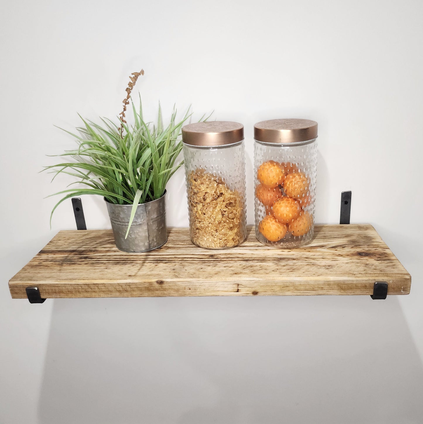 Industrial Shelf Brackets – Raw Steel Heavy Duty – Wall Mounted Shelf Supports – UK Made – Free UK Delivery