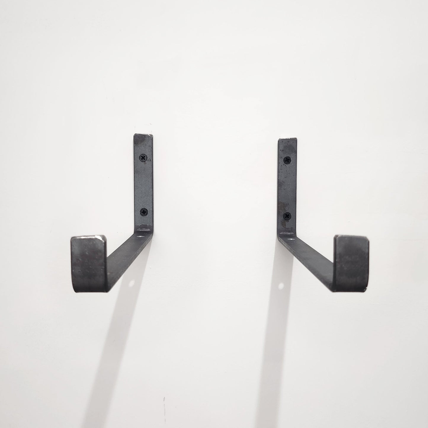 Industrial Shelf Brackets – Raw Steel Heavy Duty – Wall Mounted Shelf Supports – UK Made – Free UK Delivery