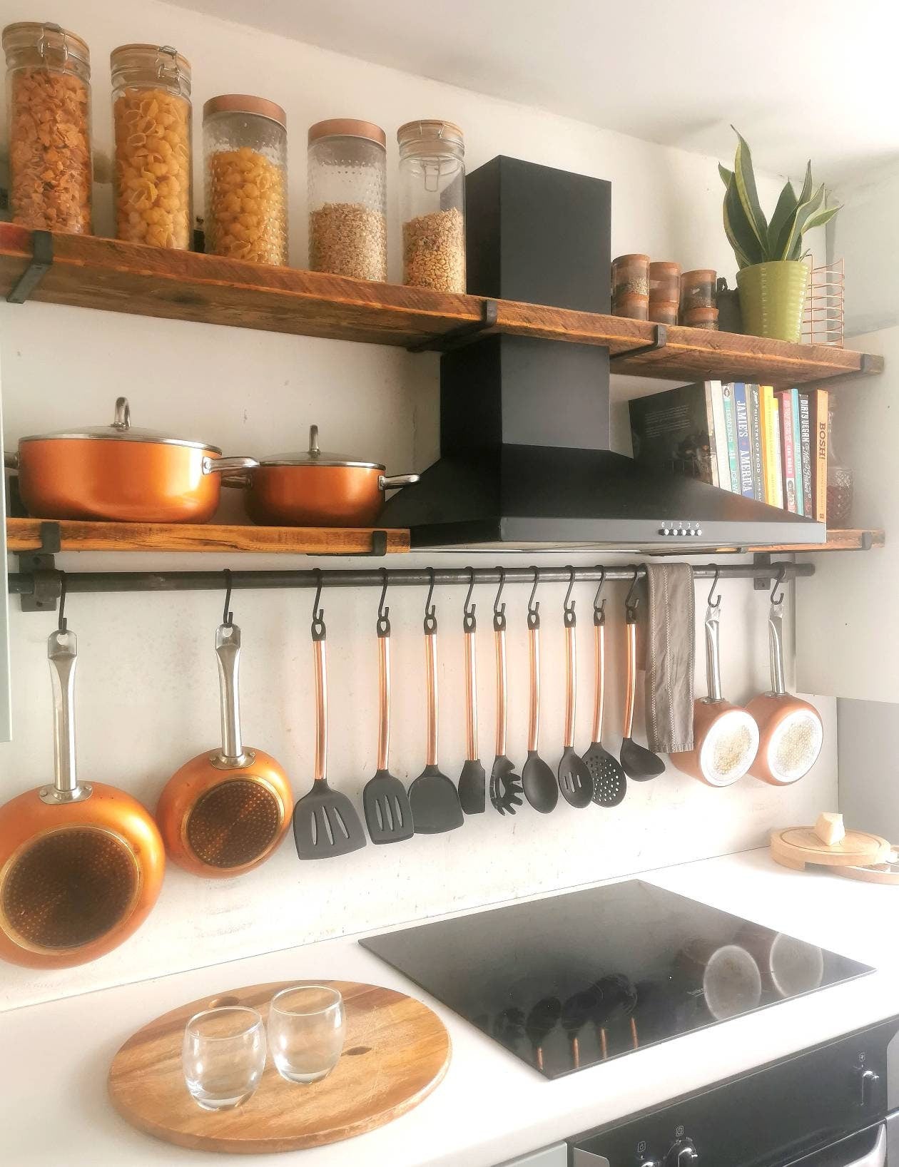 Industrial Shelf Brackets – Raw Steel Heavy Duty – Wall Mounted Shelf Supports – UK Made – Free UK Delivery