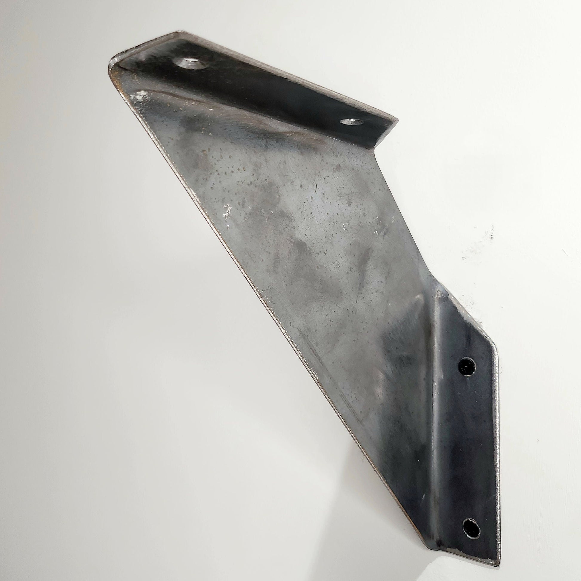 Industrial Shelf Brackets | Raw Steel Wall Shelf Support | Heavy Duty DIY Shelving Hardware | Handmade UK