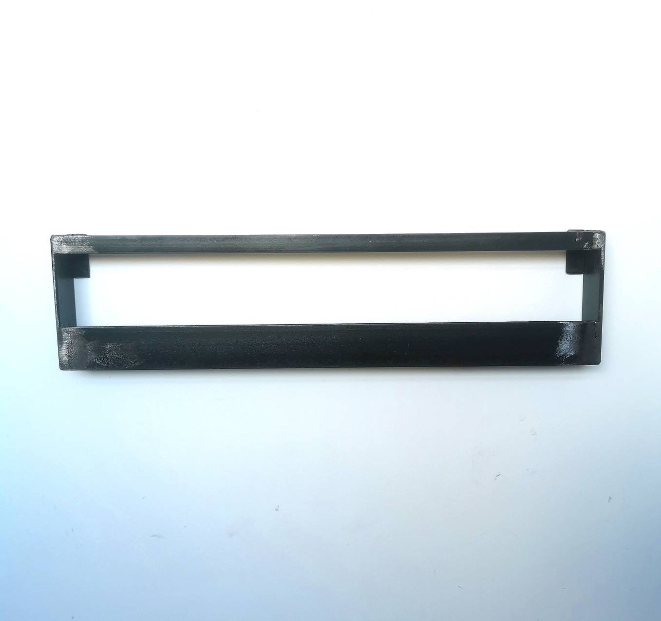 Industrial Wall Magazine Rack | Metal Magazine Holder | Handmade Steel Wall Storage | UK Made Book & Newspaper Organizer