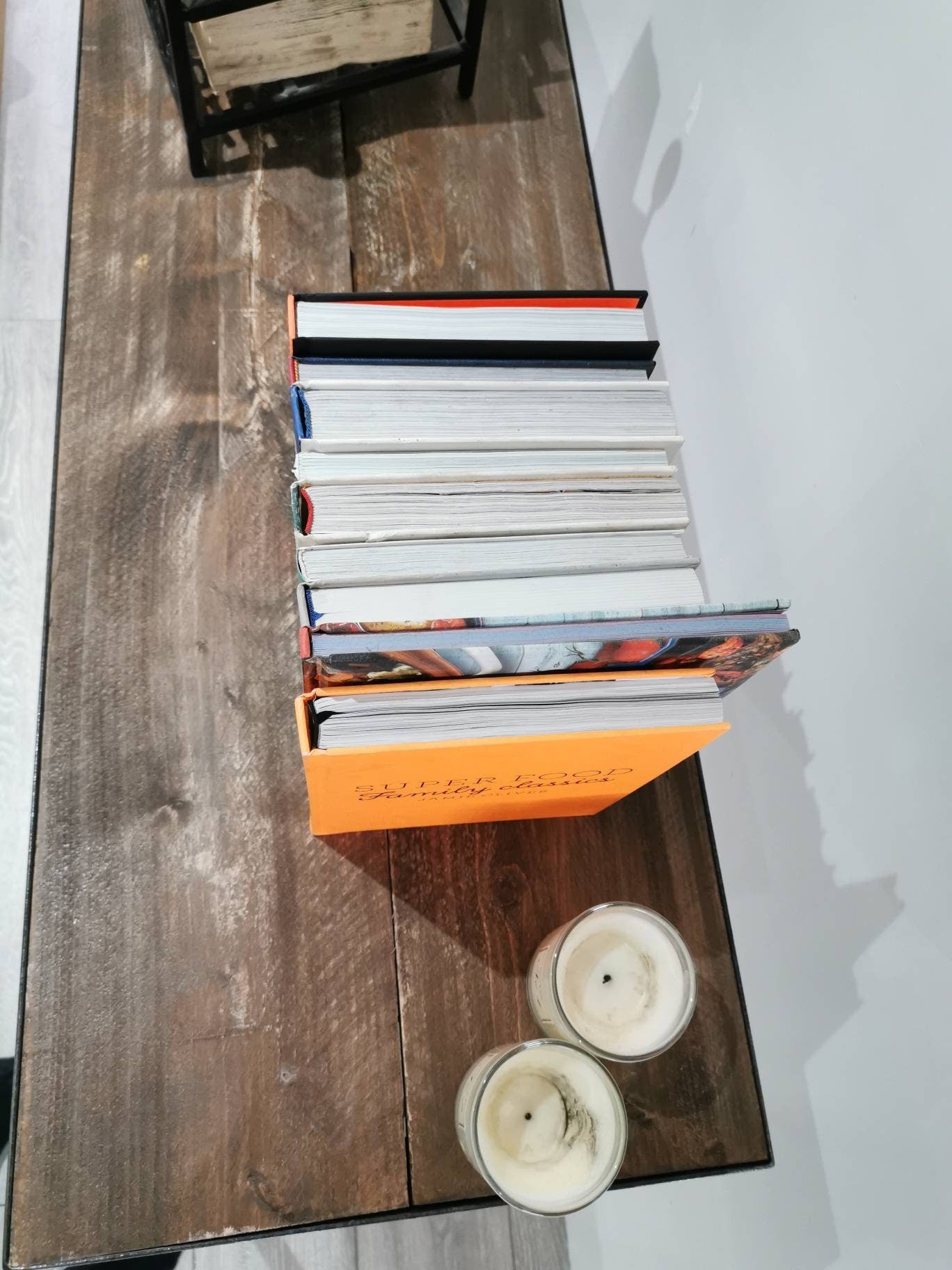 Invisible Bookend – Hidden Floating Book Support – Invisible Shelf Bracket for Books – Raw Steel – Handmade – Free UK Delivery