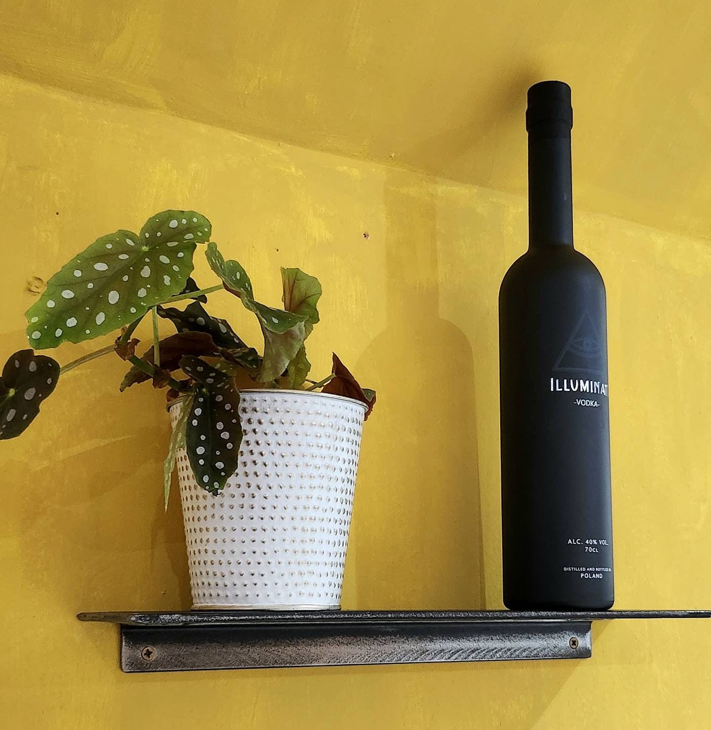 Minimalistic Metal Wall Shelf | Industrial Steel Shelf | Handmade Slim Storage Shelf | UK Made Home Decor