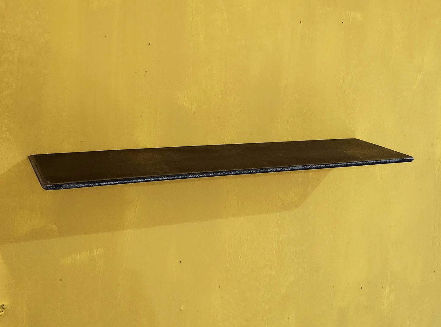 Minimalistic Metal Wall Shelf | Industrial Steel Shelf | Handmade Slim Storage Shelf | UK Made Home Decor