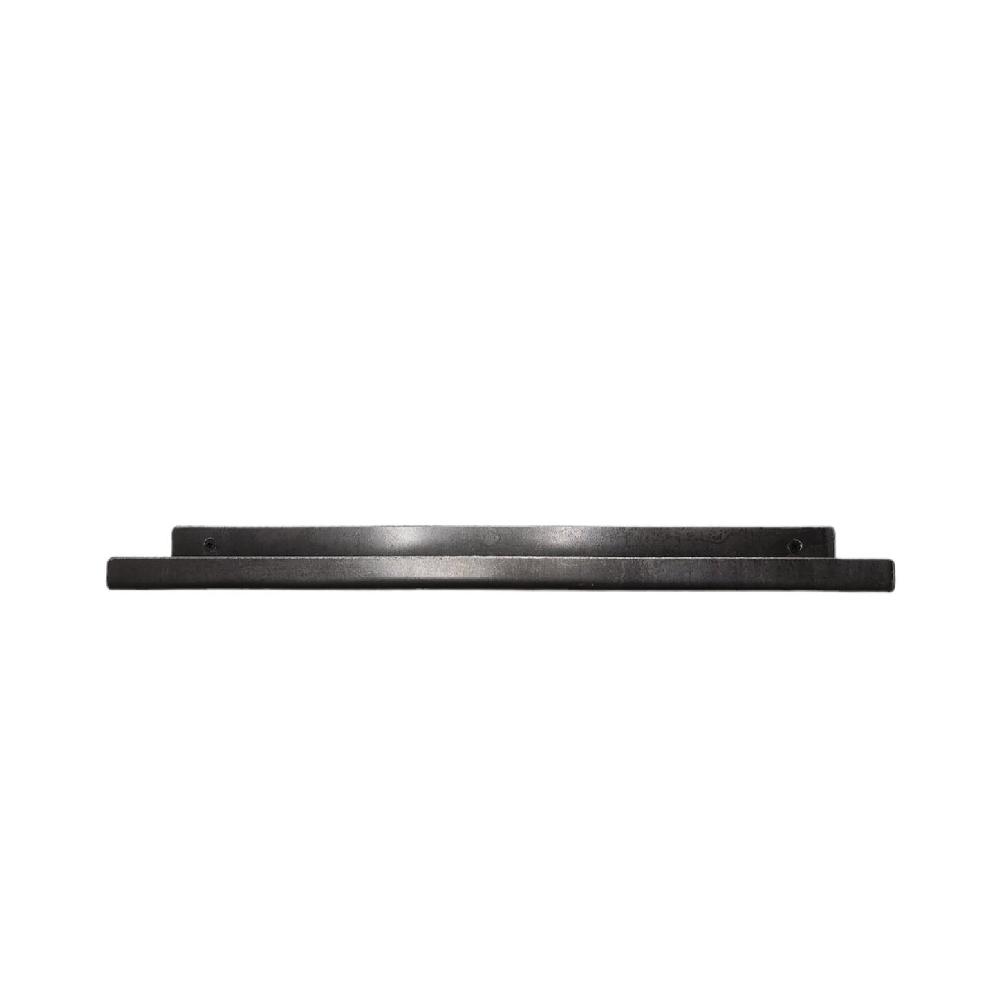 Modern Floating Steel Shelf – Raw Steel Minimalist Wall Shelf – Industrial Metal Display Shelf – UK Made – Free UK Delivery