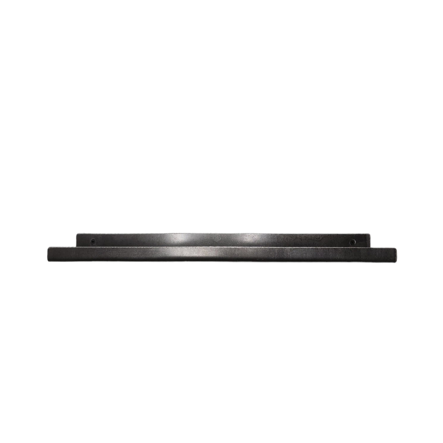 Modern Floating Steel Shelf – Raw Steel Minimalist Wall Shelf – Industrial Metal Display Shelf – UK Made – Free UK Delivery