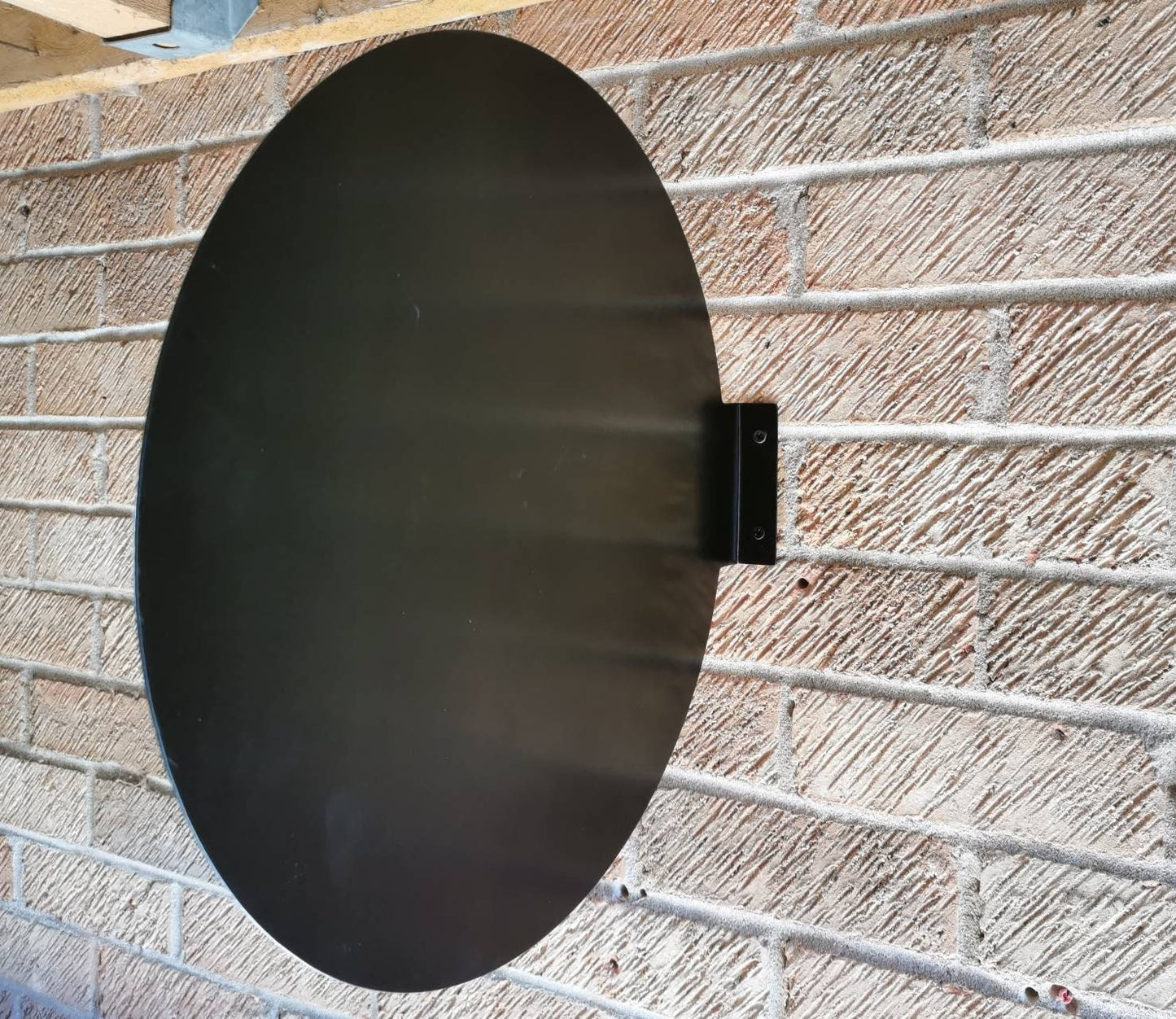 Round Steel Shop Sign – Wall Mounted Cafe Signage (45cm)