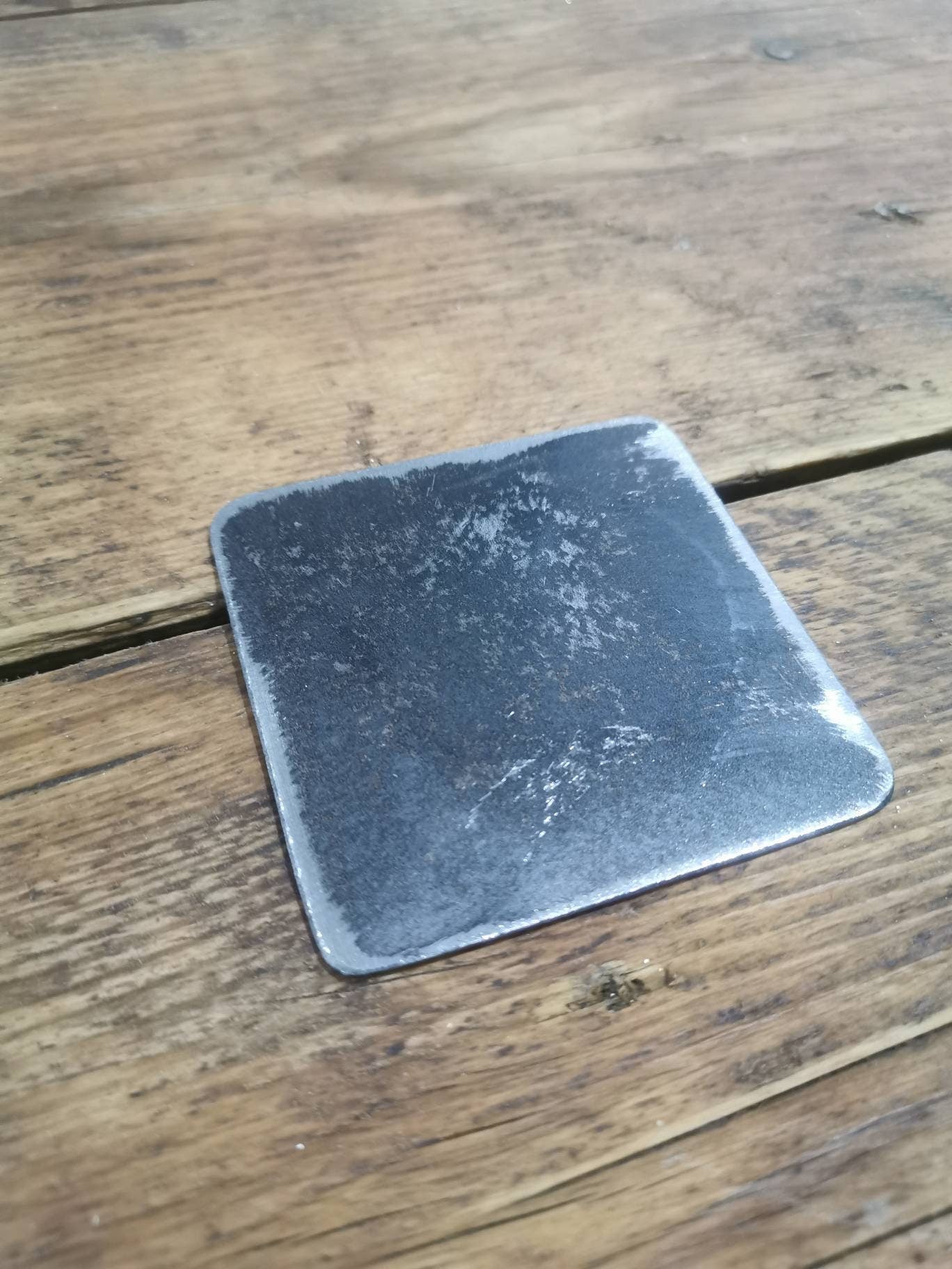 Rustic Metal Placemats & Coasters | Industrial Tableware Set | Handmade Steel Dining Accessories | UK Made Home Decor