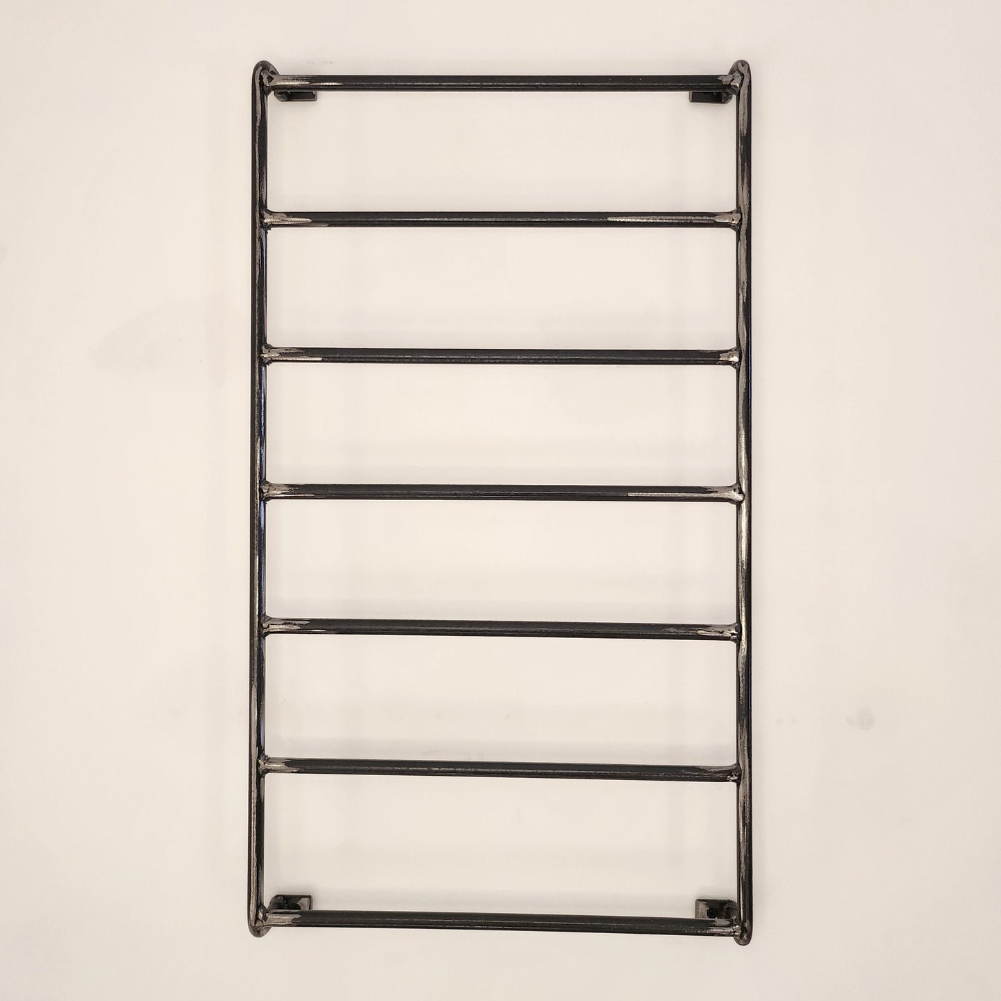Rustic Towel Rail | Wall Mounted Towel Holder | Handmade Wood & Steel Rail | Bathroom Storage | UK Made