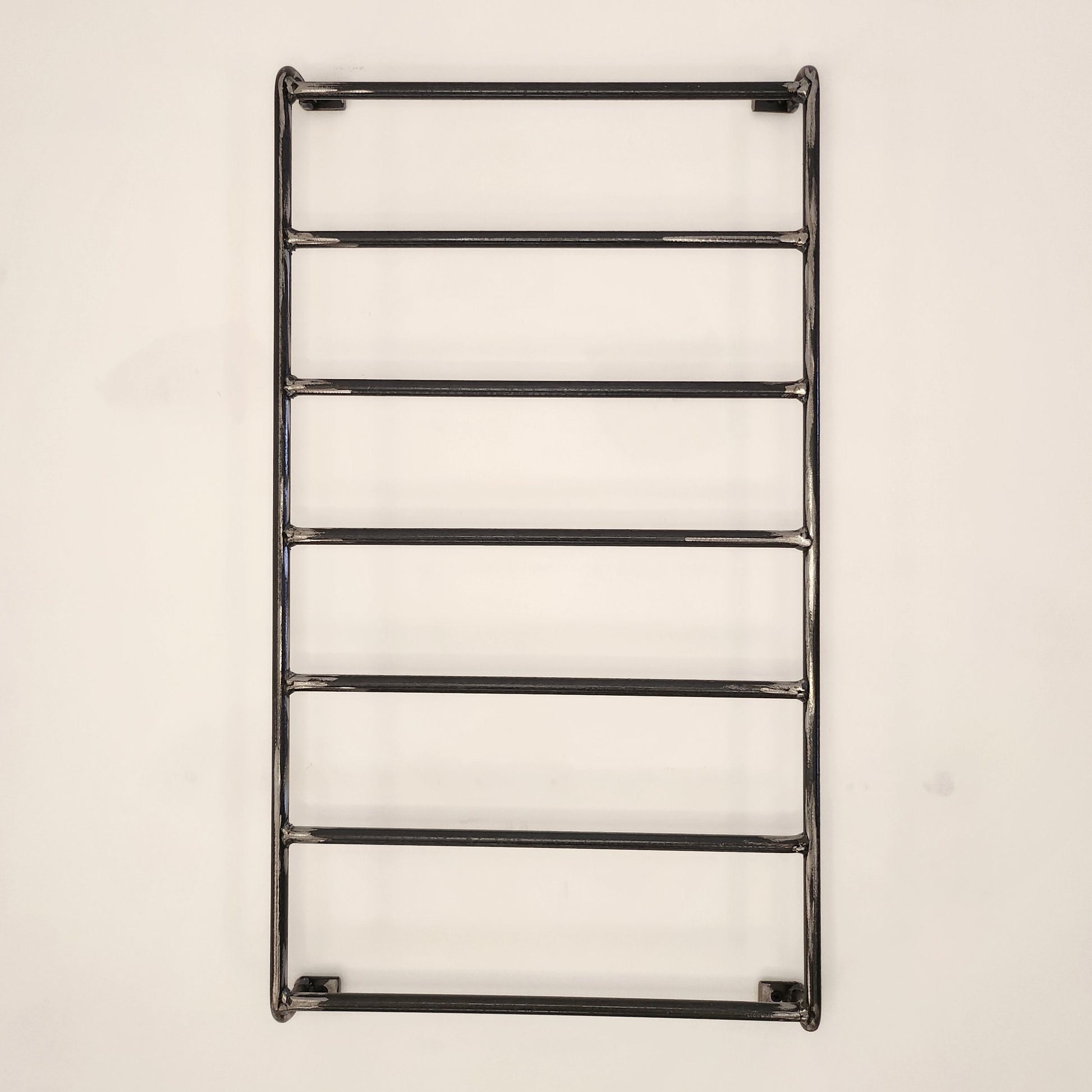 Rustic Towel Rail | Wall Mounted Towel Holder | Handmade Wood & Steel Rail | Bathroom Storage | UK Made
