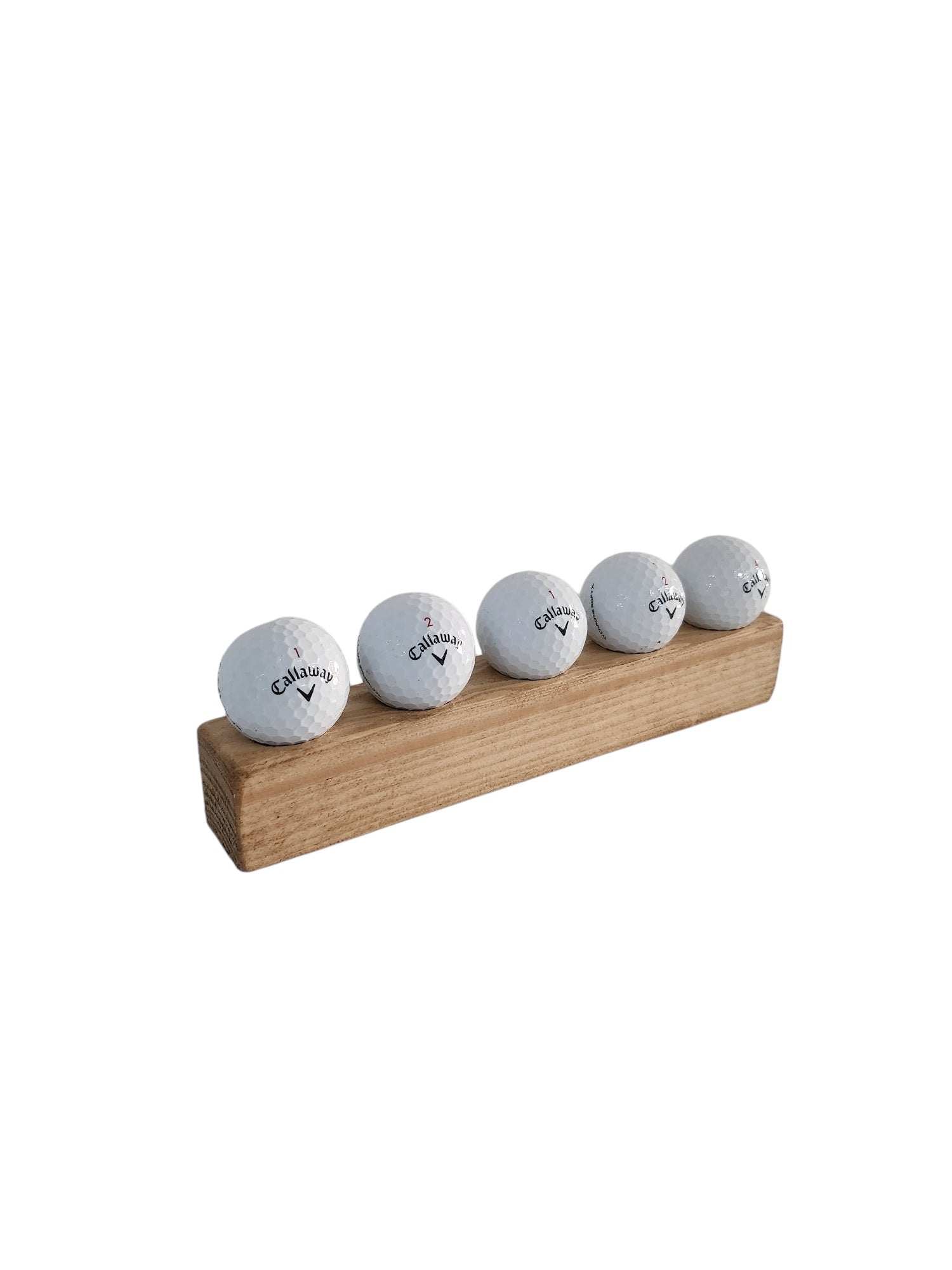 Wooden Golf Ball Showcase | Elegant Golf Ball Display Case | Handmade Sports Memorabilia | UK Made Golfer Gift