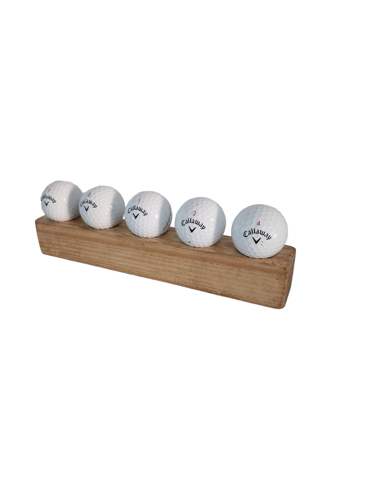 Wooden Golf Ball Showcase | Elegant Golf Ball Display Case | Handmade Sports Memorabilia | UK Made Golfer Gift