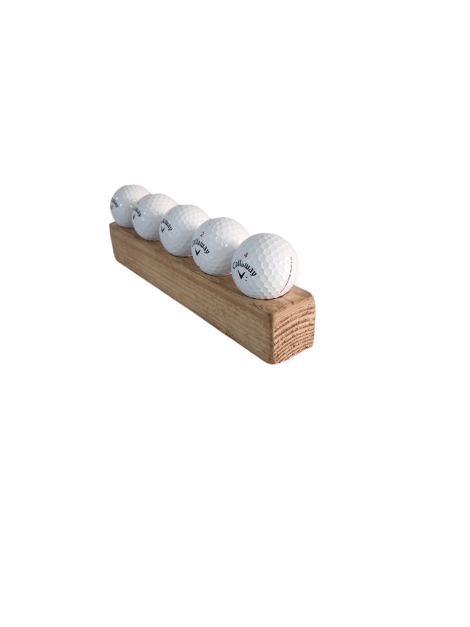 Wooden Golf Ball Showcase | Elegant Golf Ball Display Case | Handmade Sports Memorabilia | UK Made Golfer Gift
