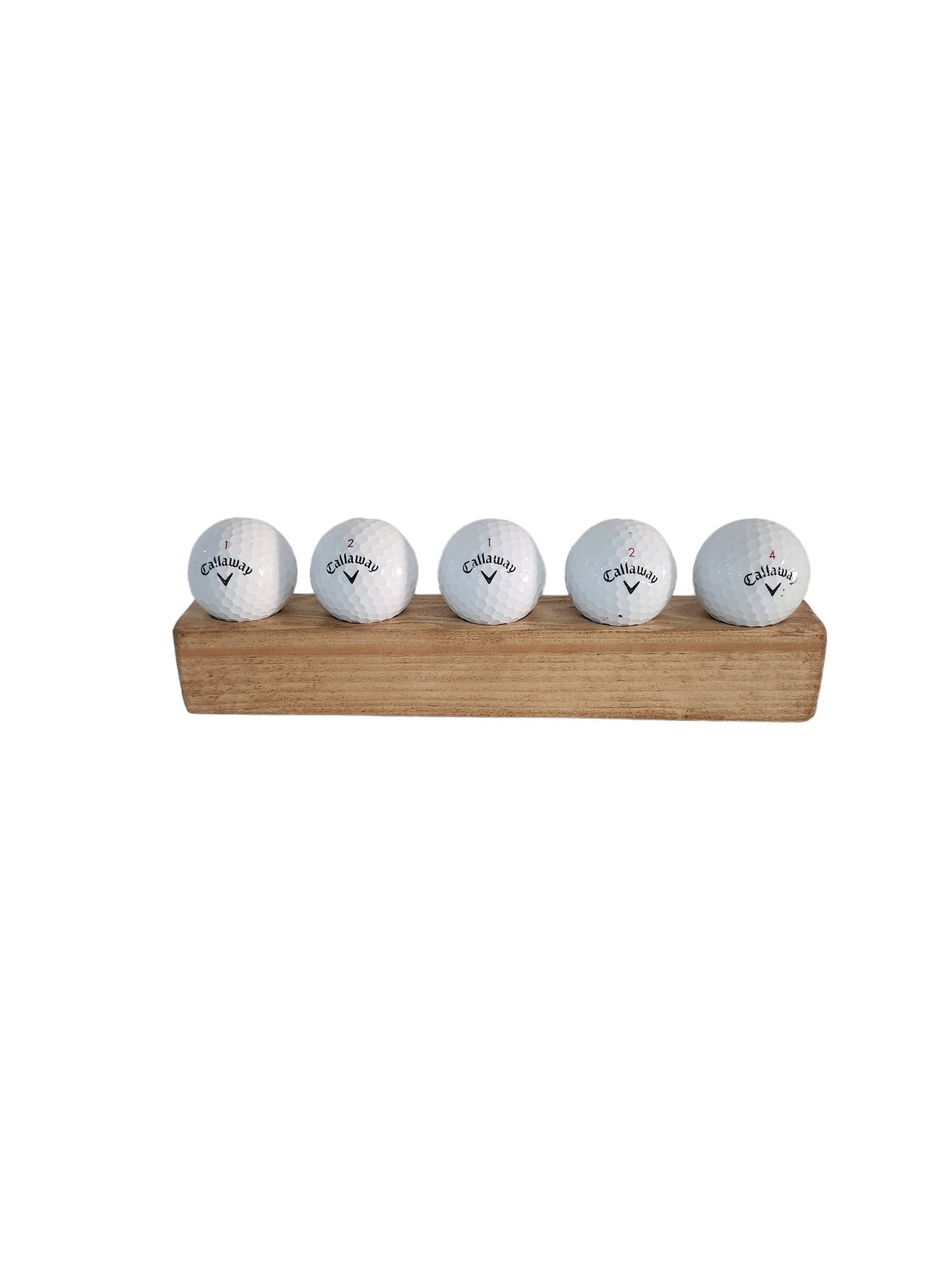Wooden Golf Ball Showcase | Elegant Golf Ball Display Case | Handmade Sports Memorabilia | UK Made Golfer Gift