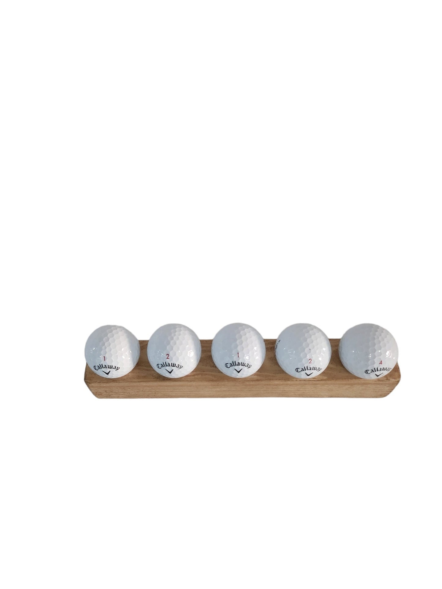 Wooden Golf Ball Showcase | Elegant Golf Ball Display Case | Handmade Sports Memorabilia | UK Made Golfer Gift