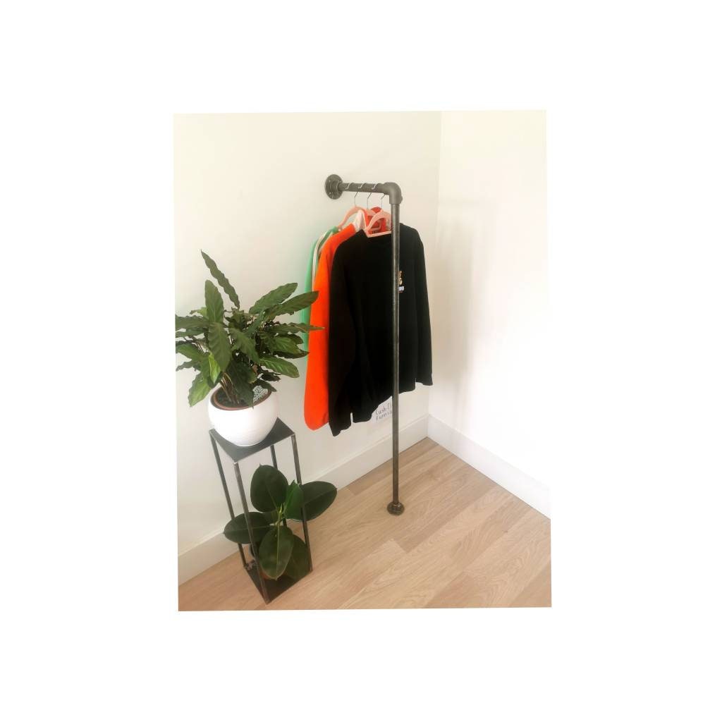 Industrial Pipe Clothing Rack - Wardrobe - Clothes Storage - Garment Rack - Closet - FREE POSTAGE