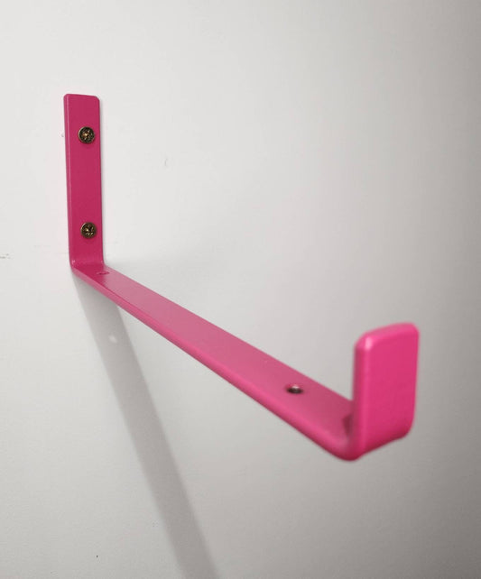 Coloured Scaffold Shelf Brackets - Heavy Duty - J Brackets - Powdercoated Shelf Bracket - DIY Brackets - Metal Brackets