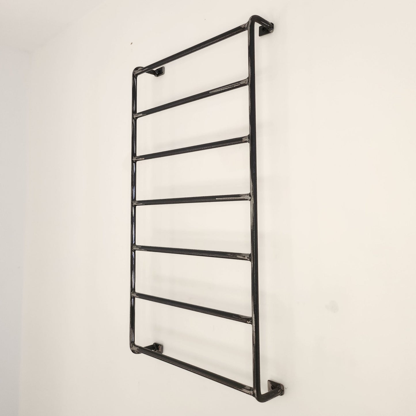 Rustic Towel Rail - Wall Mounted towel Rail - Metal Towel Holder - Industrial Towel Rail